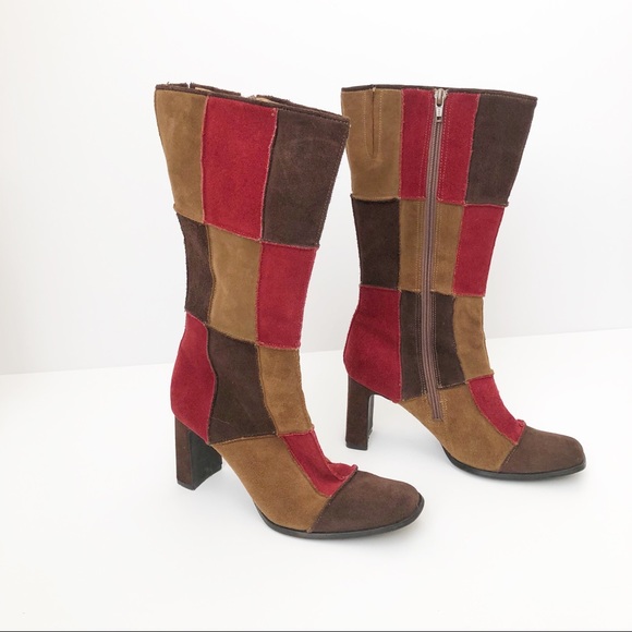 Prima Shoes - Prima Patchwork Boots in Style Fiddle